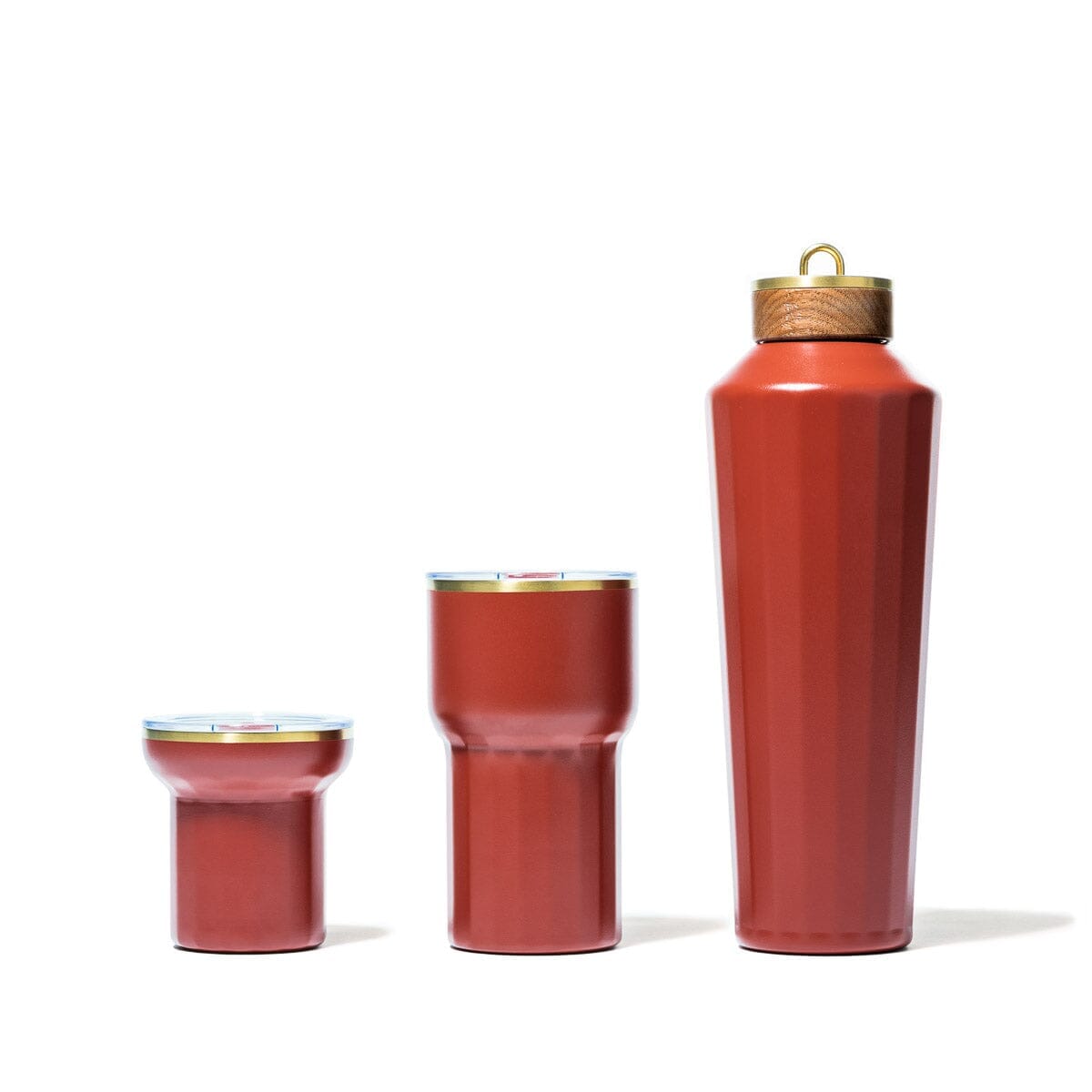 The Hemingway Drinkware - Flask - Terracotta Red - 25 Oz Drinkware Business & Pleasure Co. 