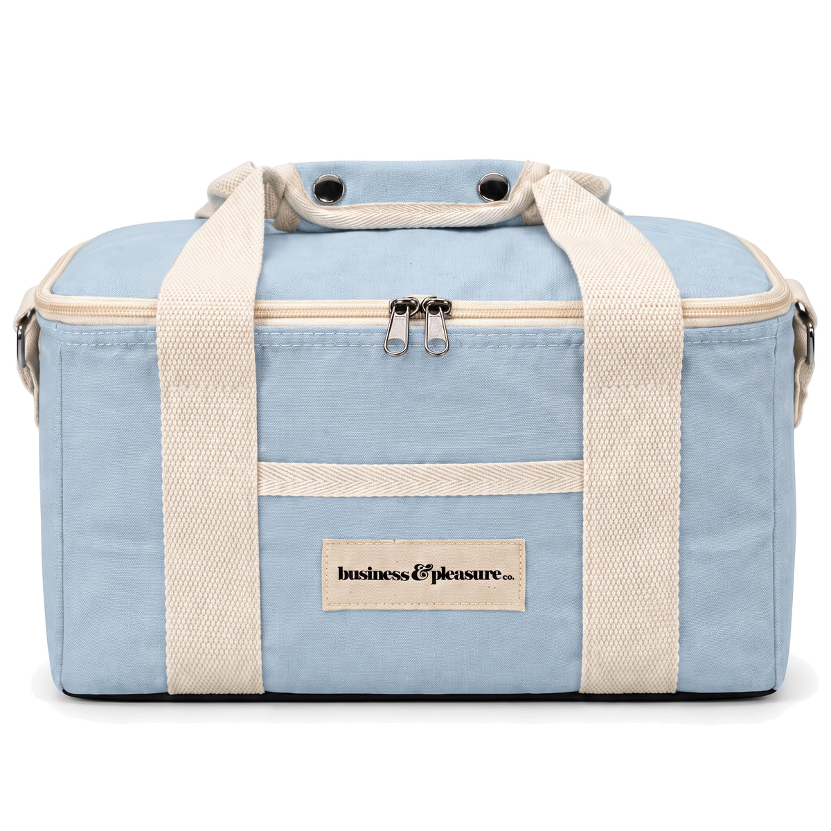 The Holiday Cooler Bag in Santorini Blue Holiday Cooler Business & Pleasure Co. 