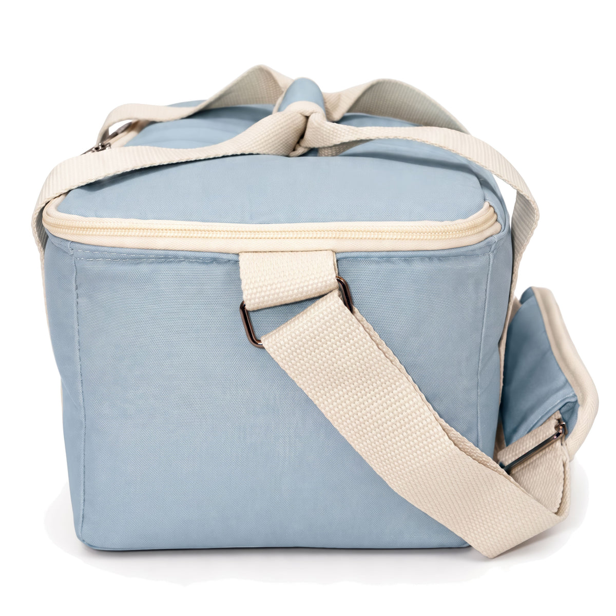 The Holiday Cooler Bag in Lauren's Pink Stripe Holiday Cooler Business & Pleasure Co. 