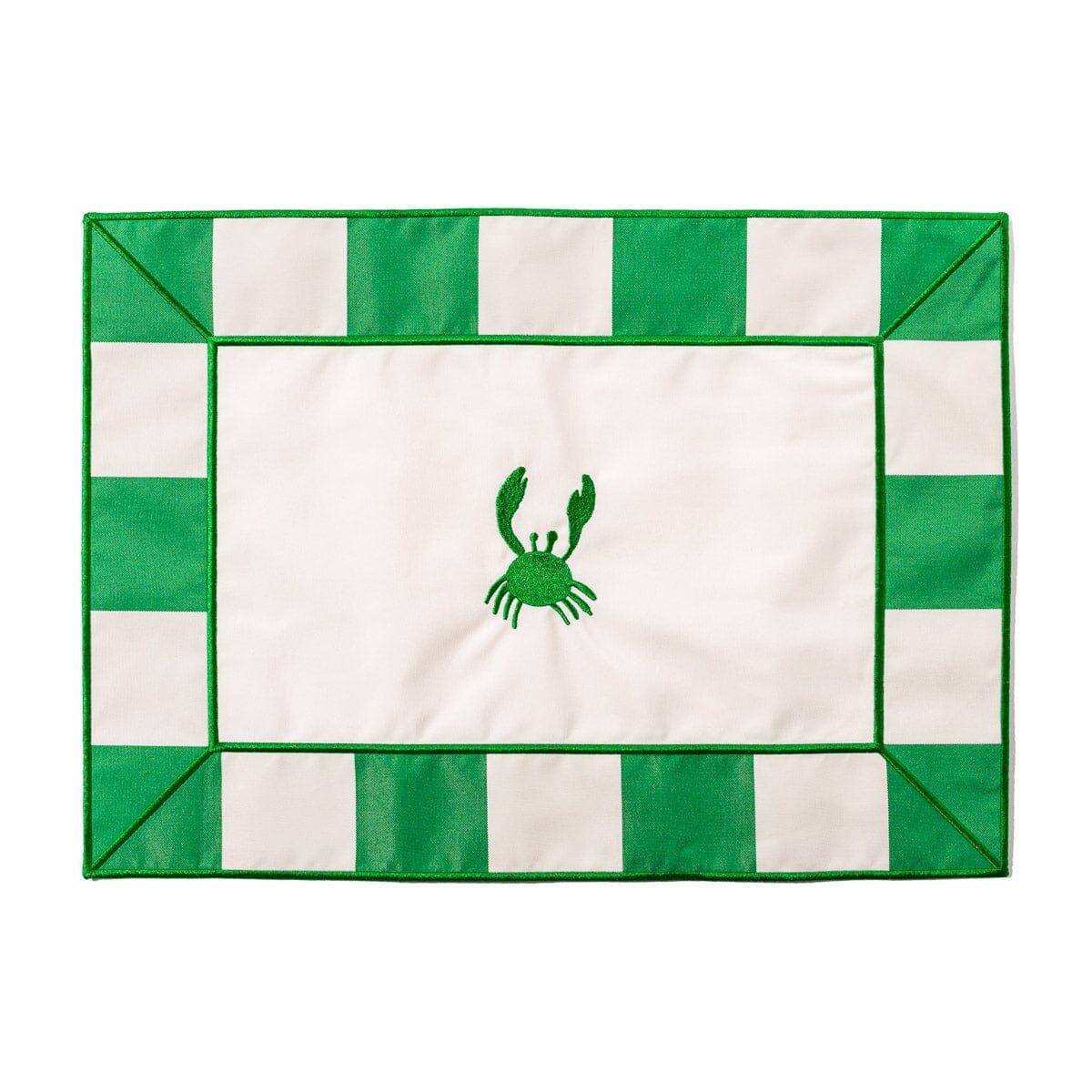 The Placemat - Crew Canyon Green Stripe Placemat Business & Pleasure Co. 