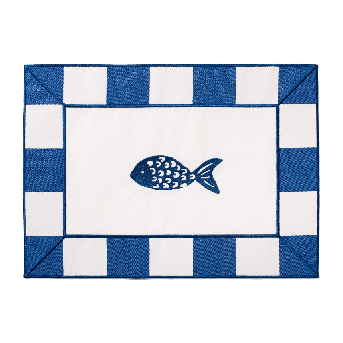 The Placemat - Crew Mediterranean Blue Stripe Placemat Business & Pleasure Co. 
