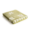 Swatch for The Beach Towel - Benoît Jade Green Jacquard