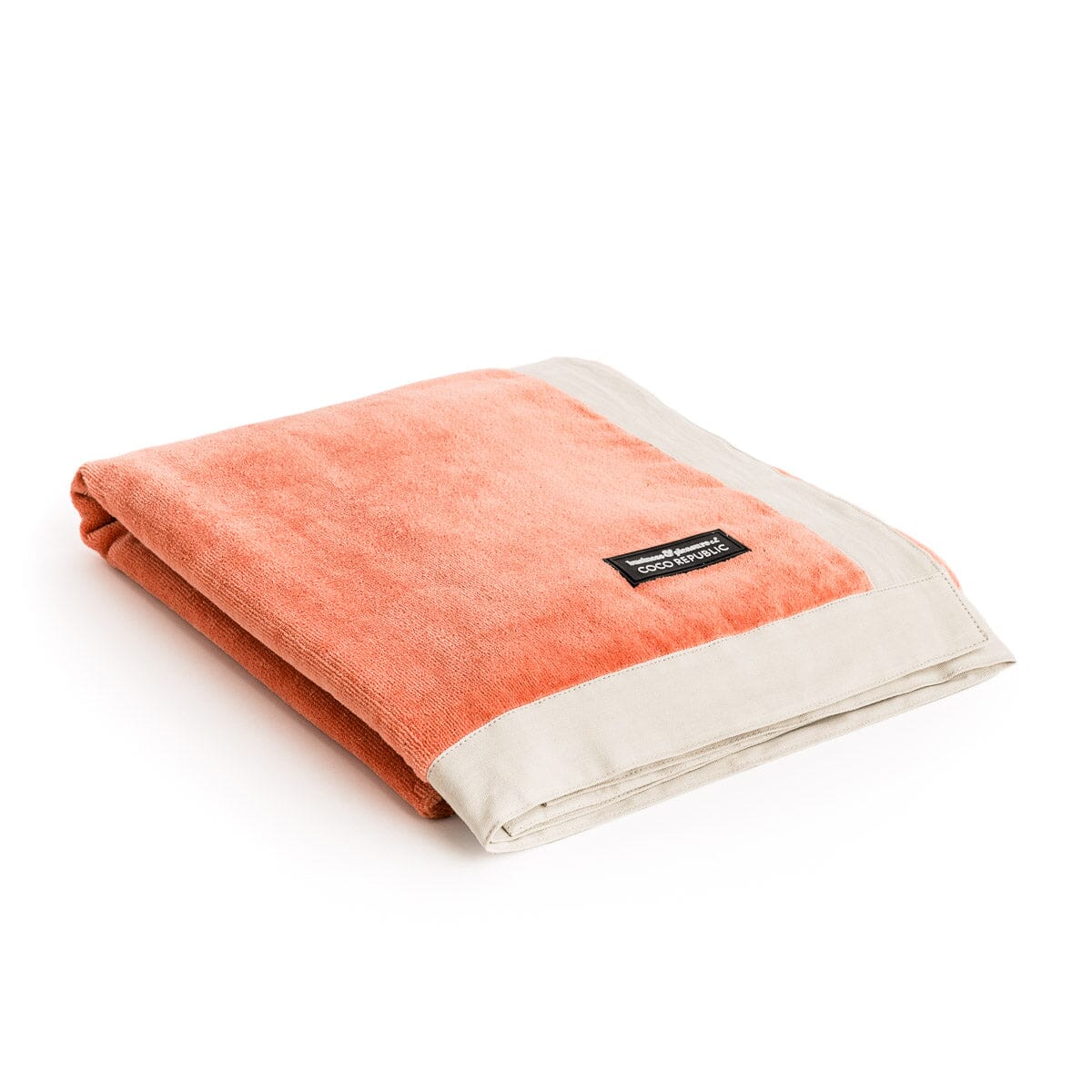 The Beach Towel - Coco Republic - Coral Natural Beach Towel Business & Pleasure Co 