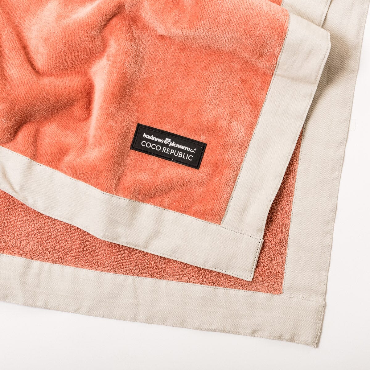 The Beach Towel - Coco Republic - Coral Natural Beach Towel Business & Pleasure Co 