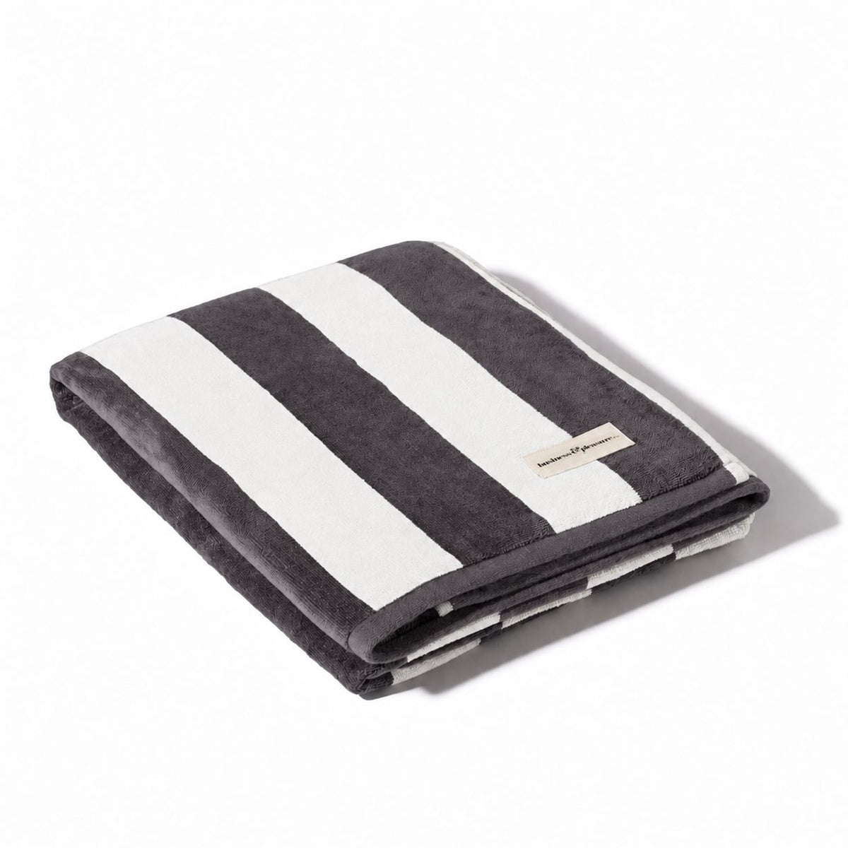The Beach Towel - Crew Vintage Black Stripe Beach Towel Business & Pleasure Co Aus 