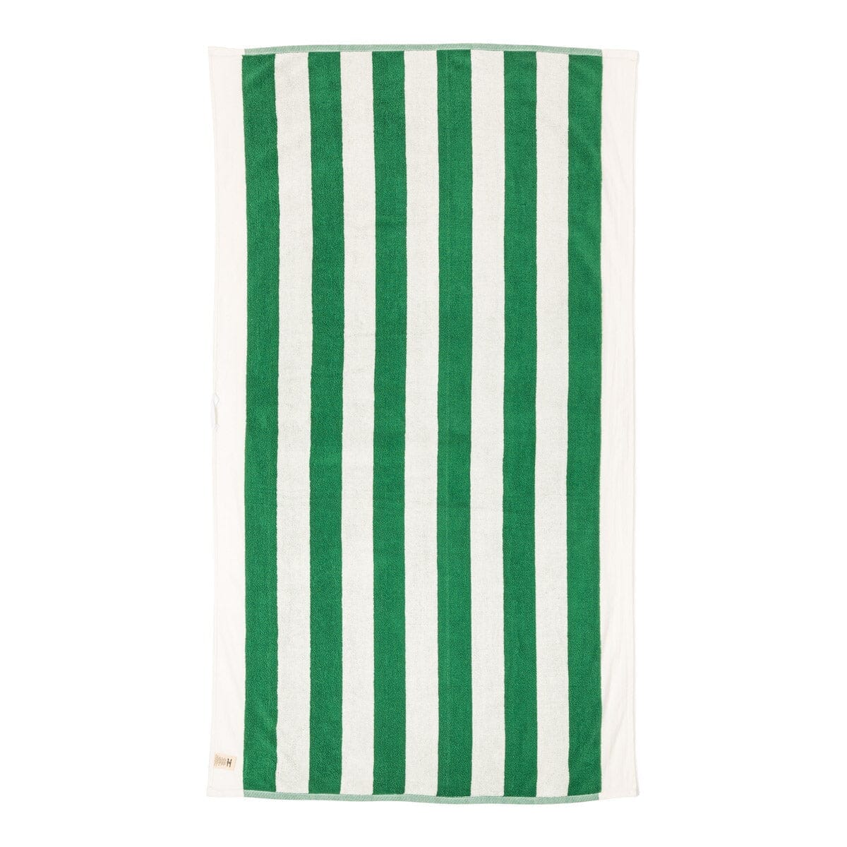 The Beach Towel - Crew Canyon Green Stripe Beach Towel Business & Pleasure Co. 