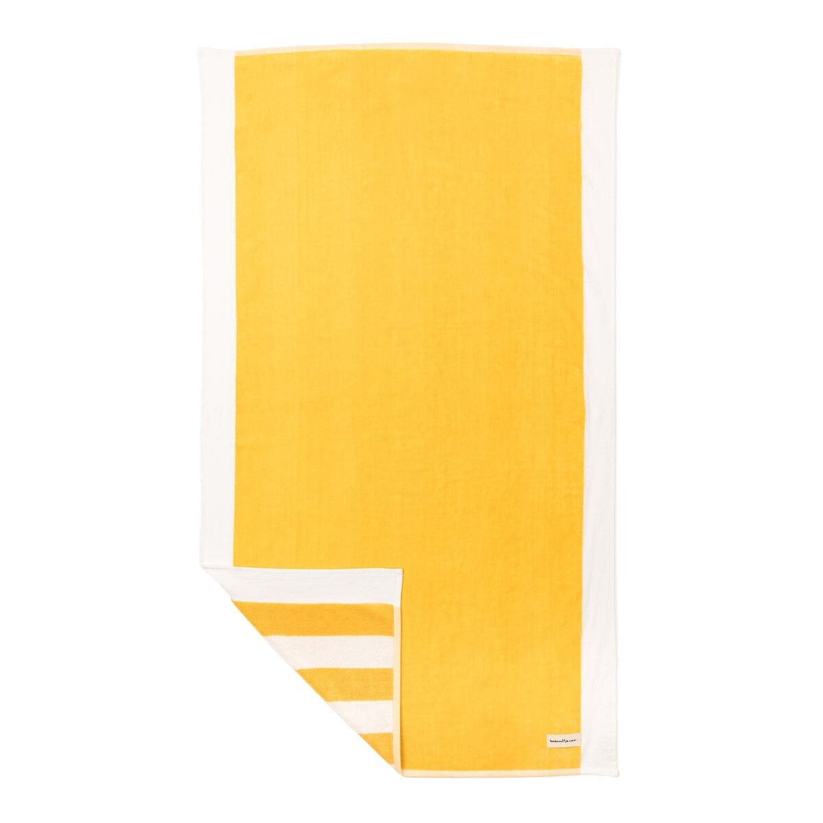 The Beach Towel - Crew Mimosa Yellow Stripe Beach Towel Business & Pleasure Co. 