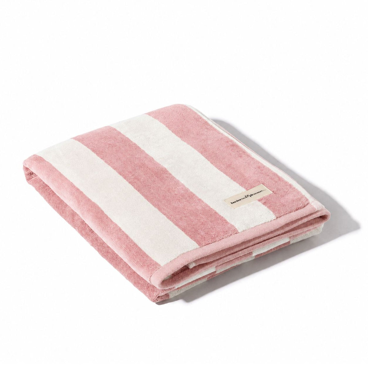 Product image of The Beach Towel - Crew Pink Stripe Beach Towel Business & Pleasure Co Aus 