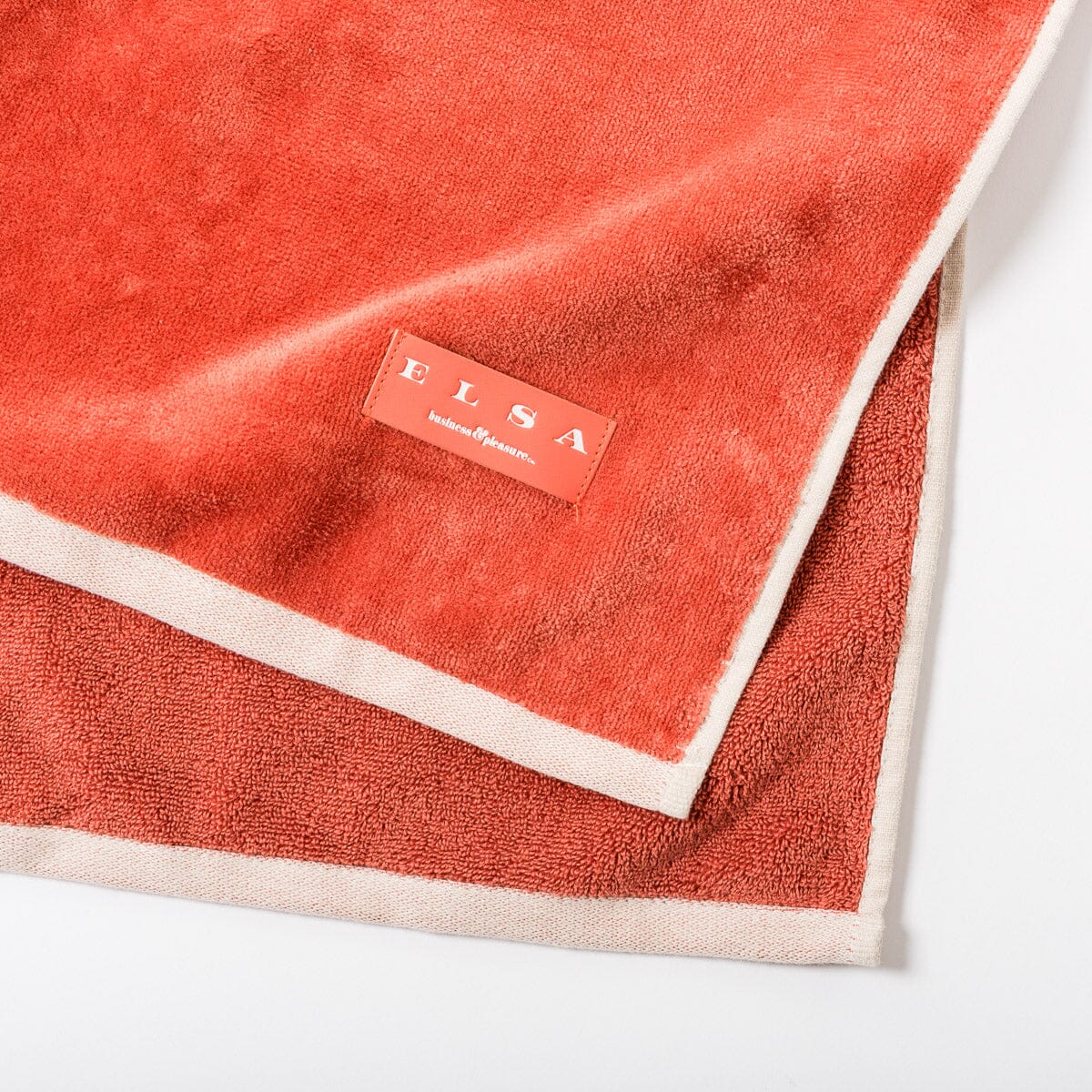 The Beach Towel - Elsa Red Beach Towel Business & Pleasure Co Aus 