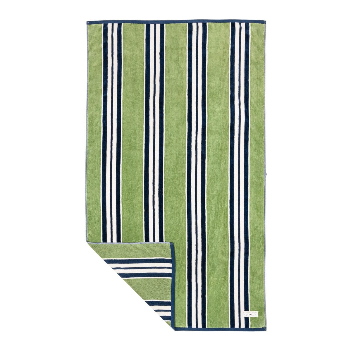 The Beach Towel x Julia Berolzheimer in Green Stripes Beach Towel B&P Co. x Julia Berolzheimer 