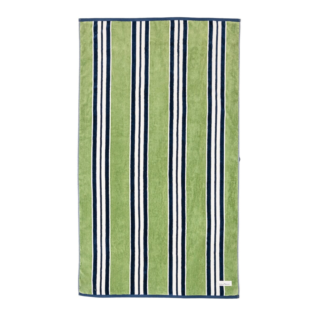 The Beach Towel x Julia Berolzheimer in Green Stripes Beach Towel B&P Co. x Julia Berolzheimer 