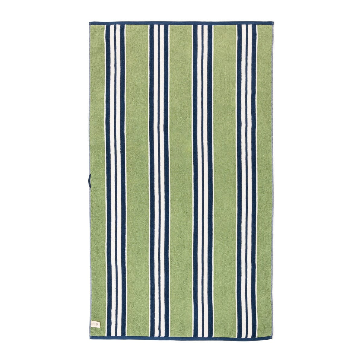 The Beach Towel x Julia Berolzheimer in Green Stripes Beach Towel B&P Co. x Julia Berolzheimer 