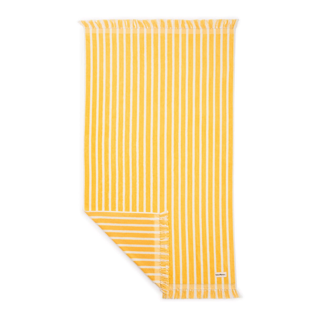 The Beach Towel - Monaco Mimosa Stripe Beach Towel Business & Pleasure Co Aus 