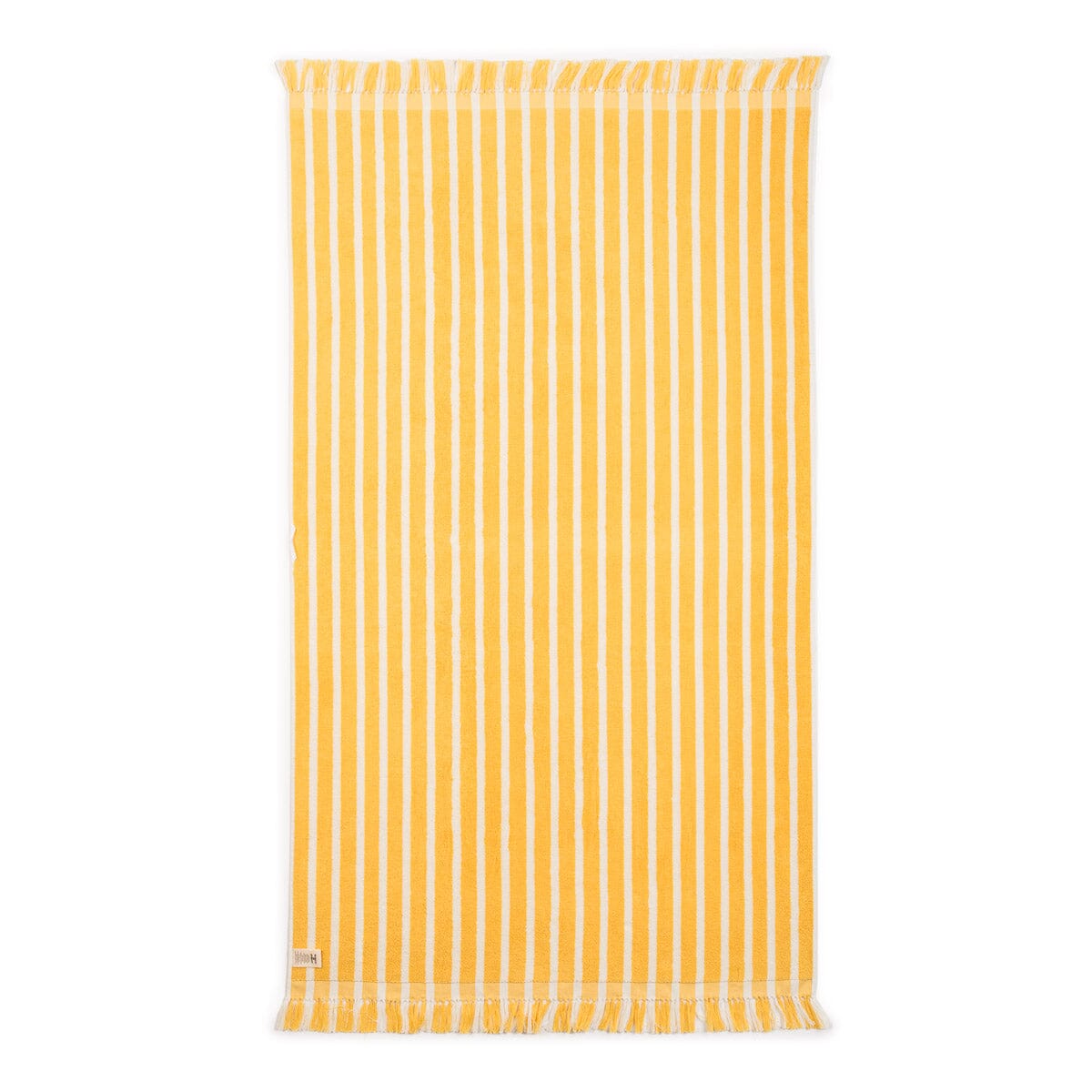 The Beach Towel - Monaco Mimosa Stripe Beach Towel Business & Pleasure Co Aus 