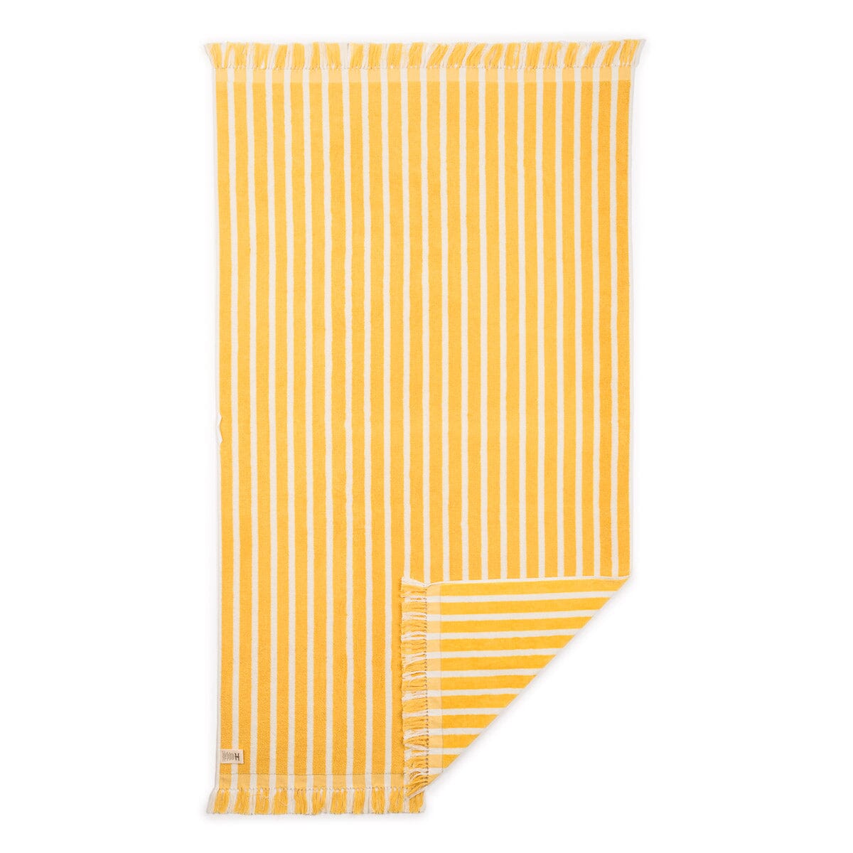 The Beach Towel - Monaco Mimosa Stripe Beach Towel Business & Pleasure Co Aus 