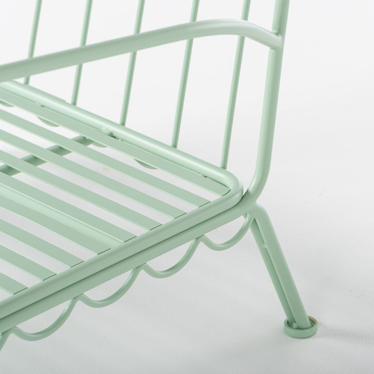 The Al Fresco Accent Chair Frame in Sage Green Al Fresco Accent Chair Business & Pleasure Co Aus 
