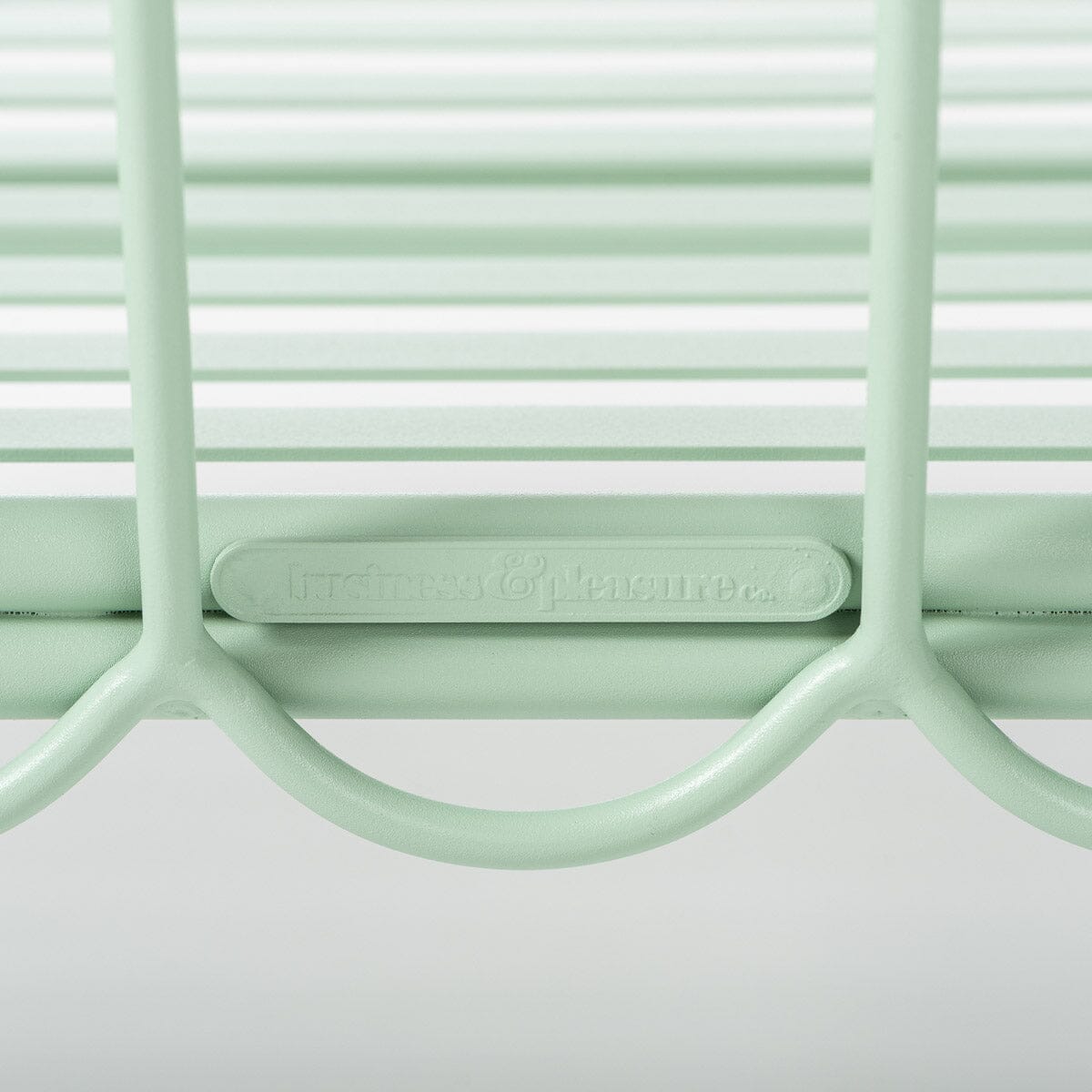 The Al Fresco Accent Chair Frame in Sage Green Al Fresco Accent Chair Business & Pleasure Co Aus 