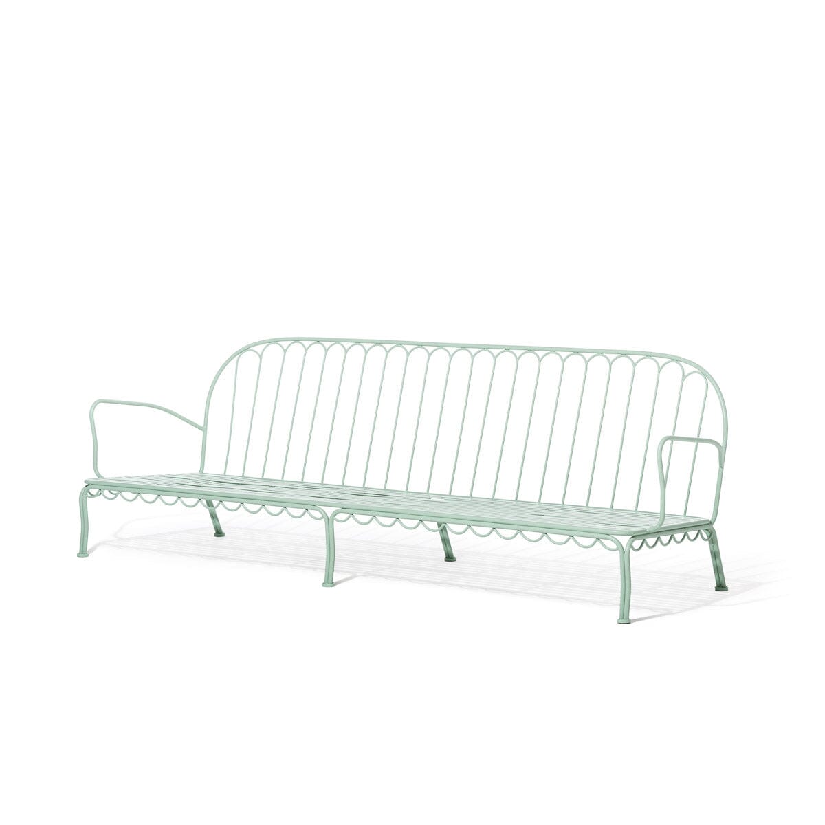 The Al Fresco Sofa Frame in Sage Green Al Fresco Sofa Business & Pleasure Co Aus 