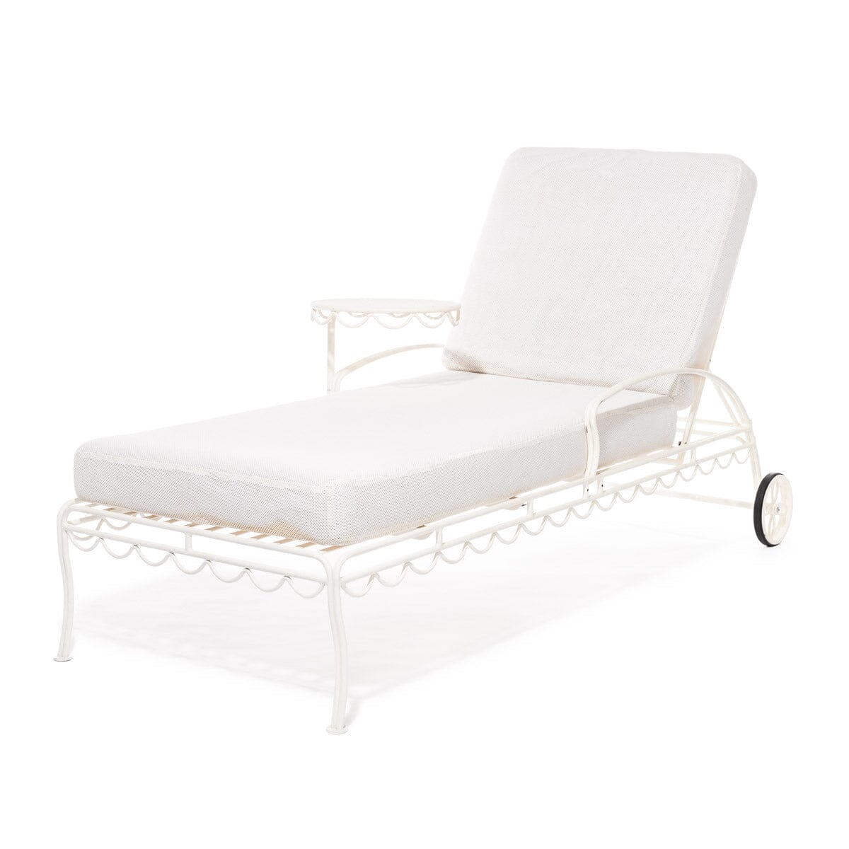 The Al Fresco Sun Lounger - Antique White Al Fresco Sun Lounger Business & Pleasure Co. 