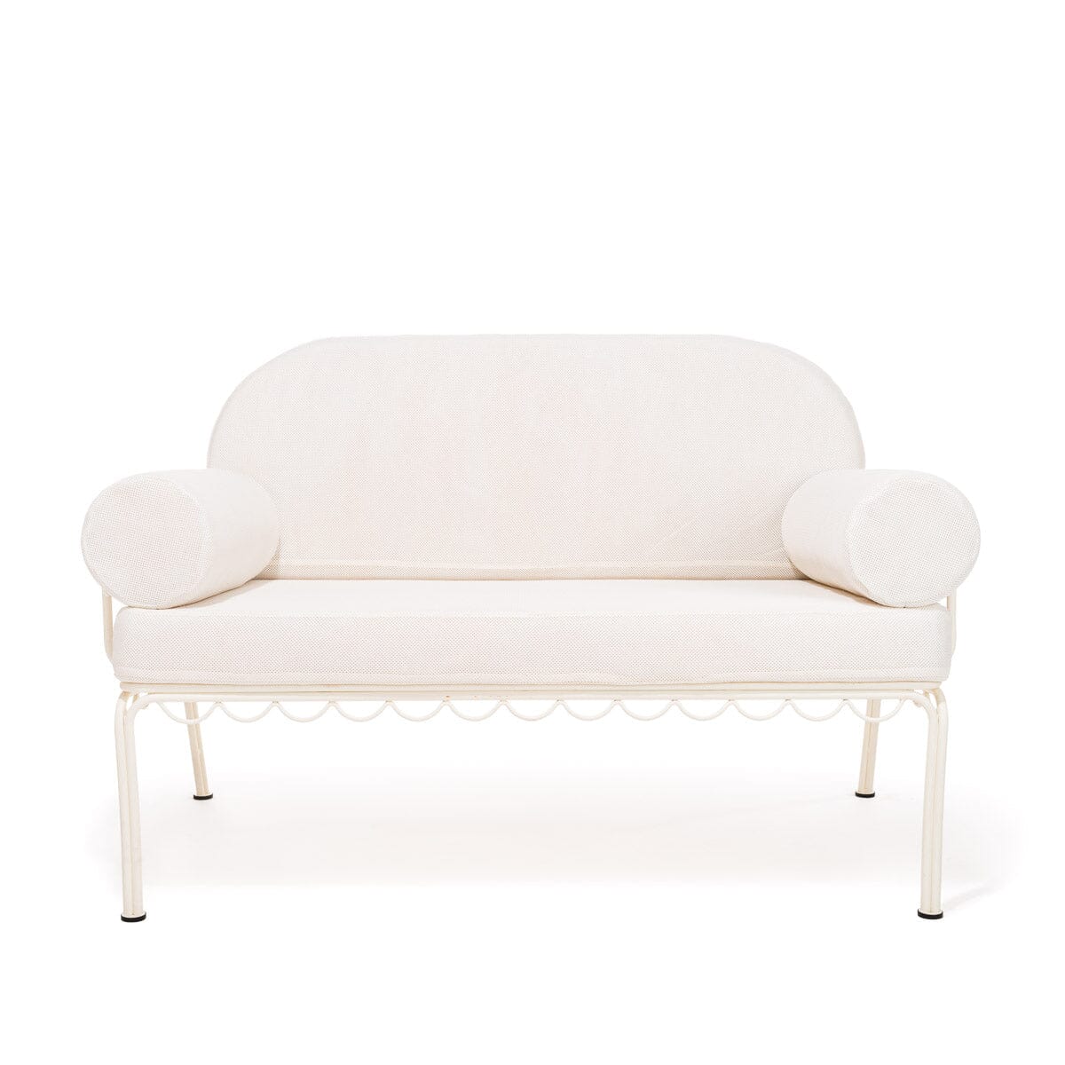 The Al Fresco Love Seat - Antique White Al Fresco Love Seat Business & Pleasure Co. 