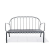 Swatch for The Al Fresco Love Seat - Vintage Black