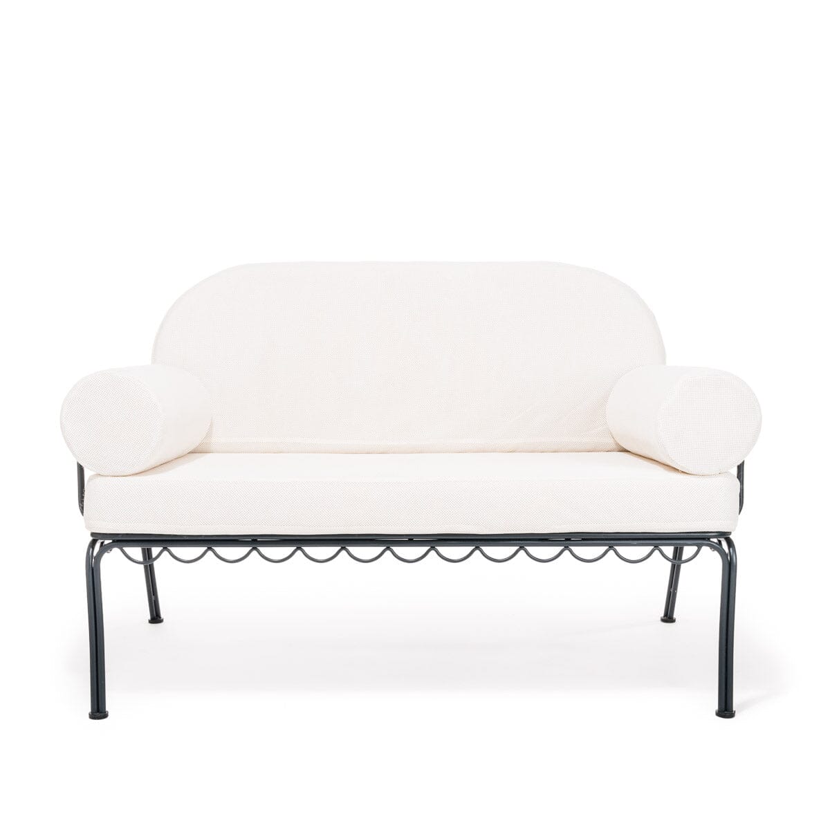The Al Fresco Love Seat - Vintage Black Al Fresco Love Seat Business & Pleasure Co. 