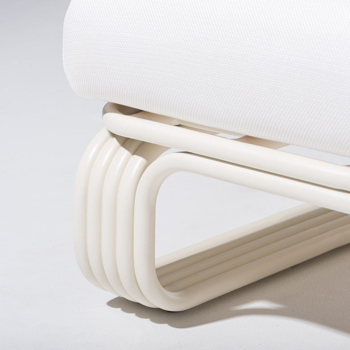 The Contini Ottoman - Antique White Contini Ottoman Business & Pleasure Co Aus 
