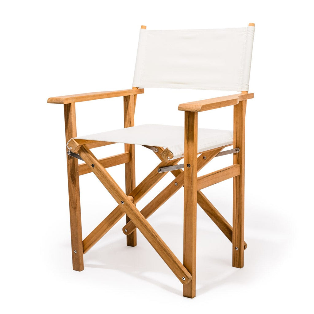 The Directors Chair Table Height Antique White Business