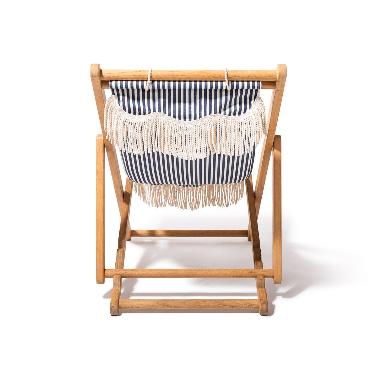 The Sling Chair - Lauren's Navy Stripe Sling Chair Business & Pleasure Co. 