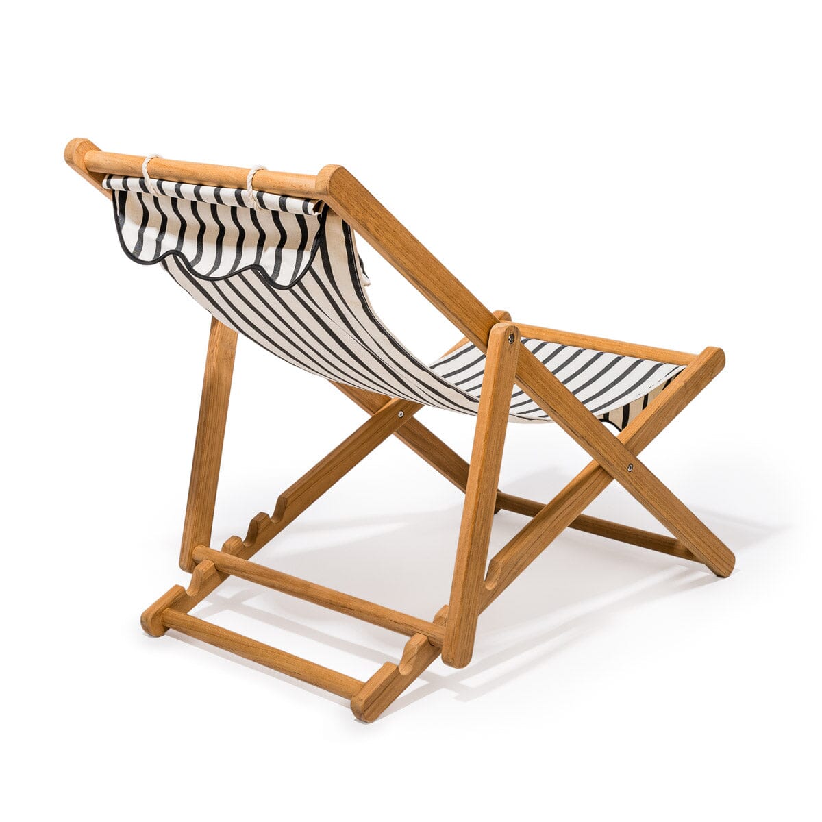 The Sling Chair - Monaco Black Stripe Sling Chair Business & Pleasure Co Aus 