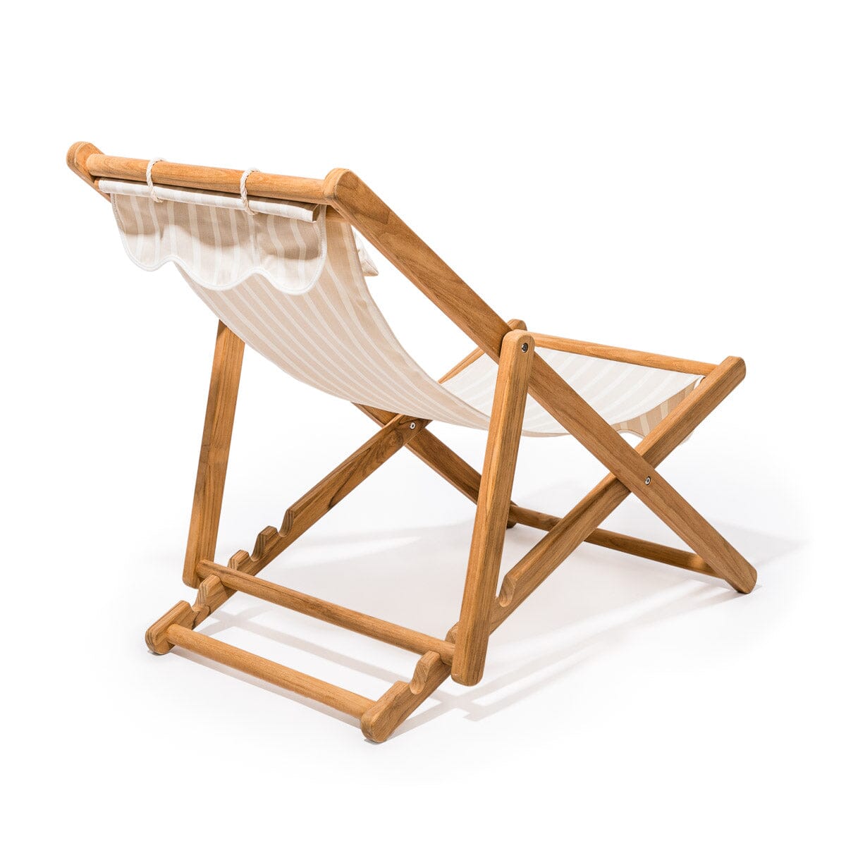 The Sling Chair - Monaco Natural Stripe Sling Chair Business & Pleasure Co Aus 