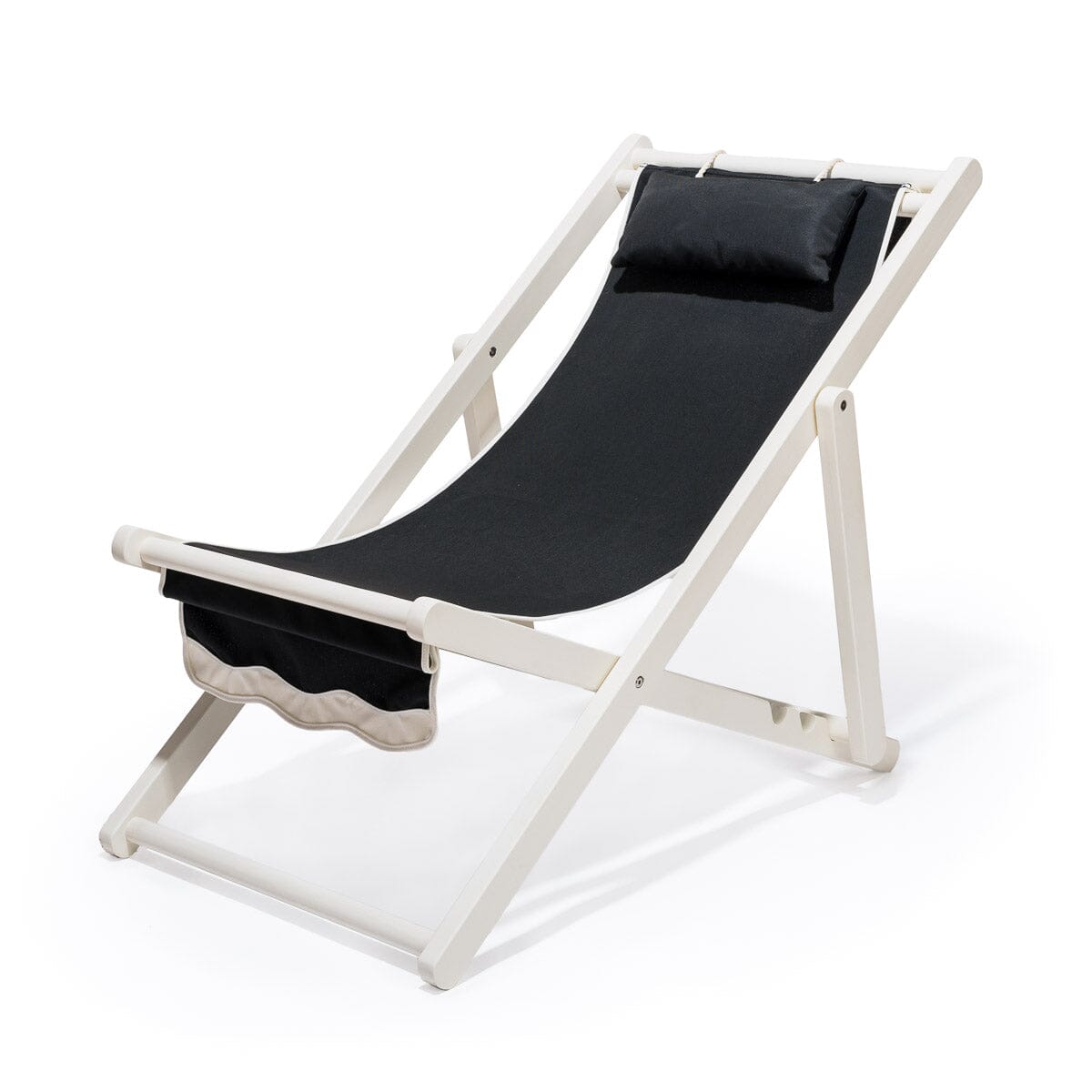 The Sling Chair - Rivie Black Sling Chair Business & Pleasure Co Aus 
