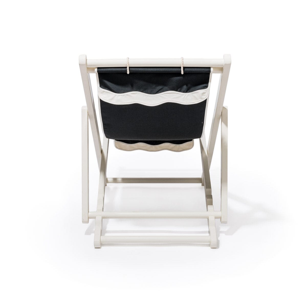 The Sling Chair - Rivie Black Sling Chair Business & Pleasure Co Aus 