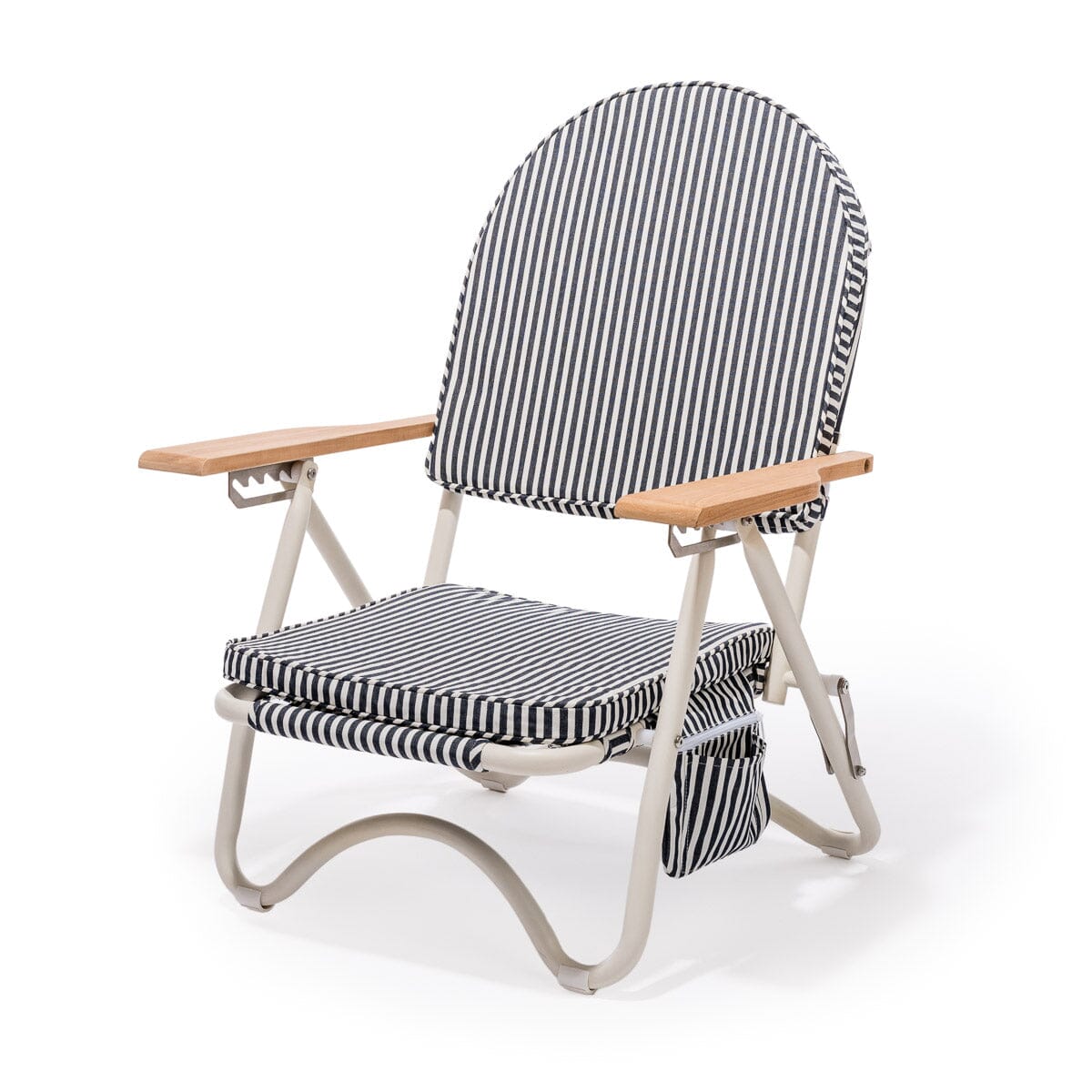 The Pam Chair - Laurens Navy Stripe Pam Chair Business & Pleasure Co Aus 