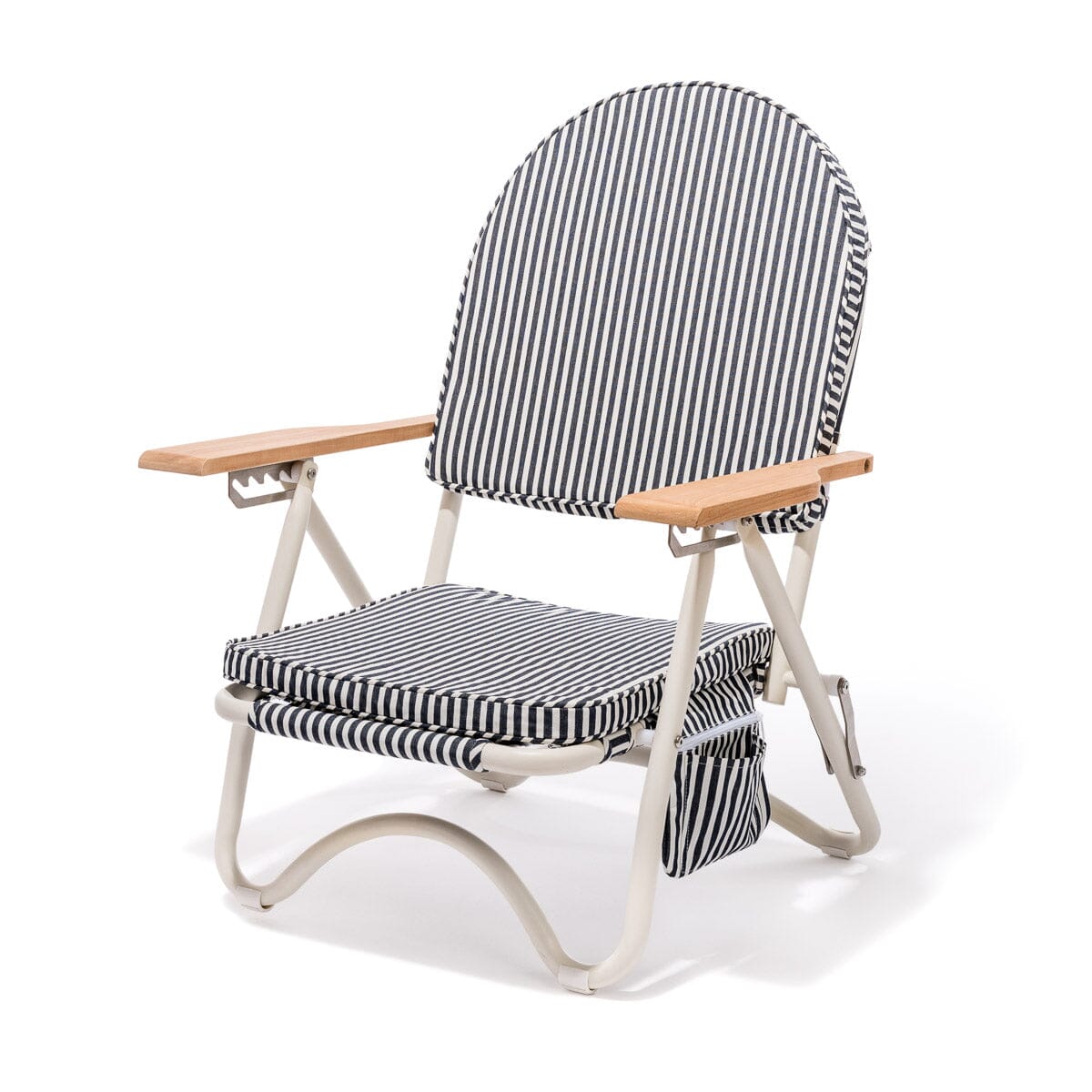 The Pam Chair - Laurens Navy Stripe Pam Chair Business & Pleasure Co. 