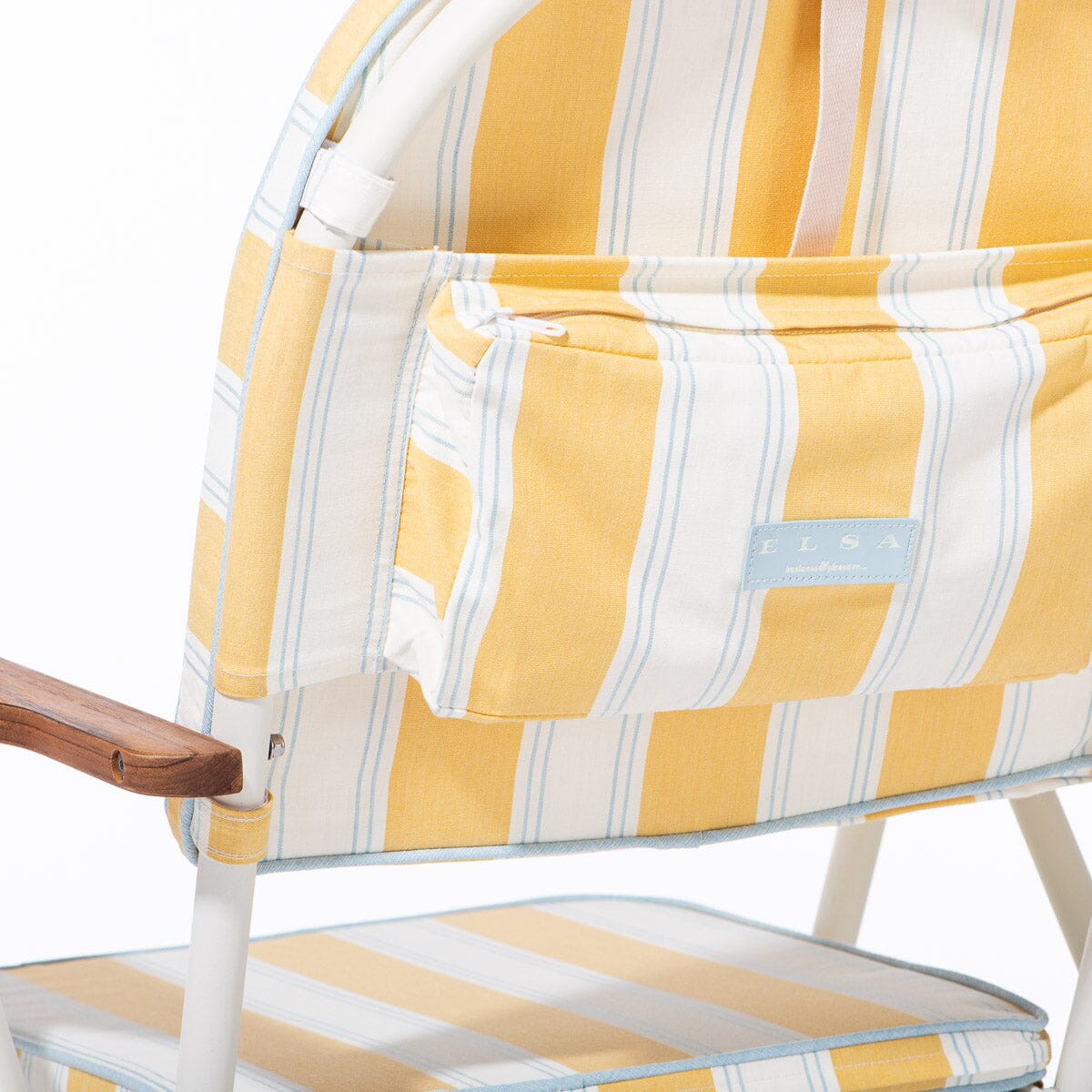 The Pam Chair - Tuuli Stripe Yellow Pam Chair Business & Pleasure Co. 
