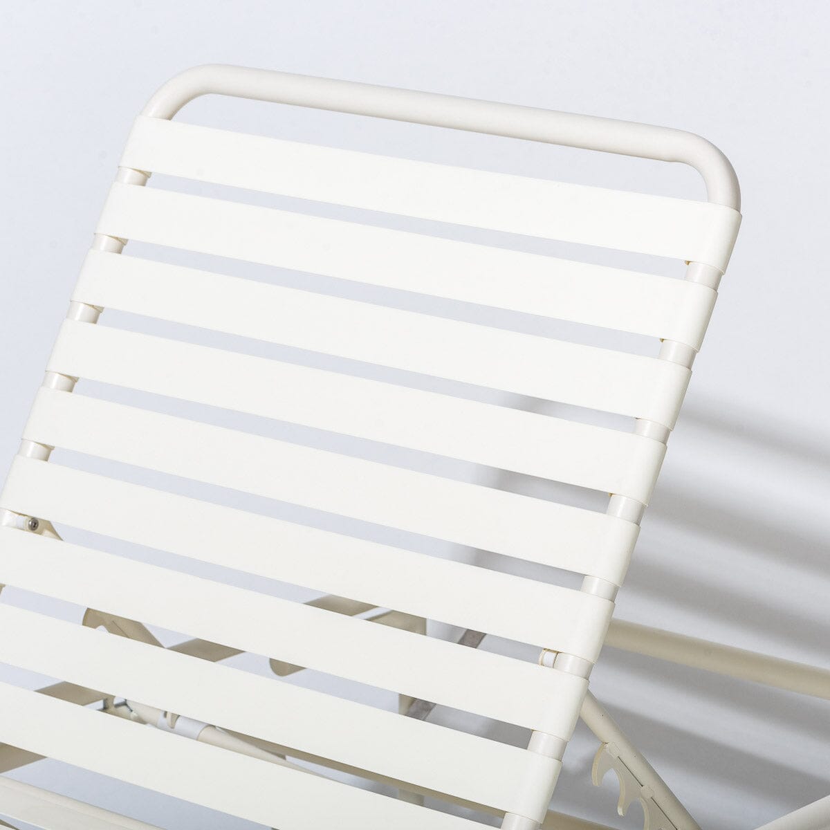 The Sunliner Lounger - Antique White Sunliner Lounger Business & Pleasure Co. 