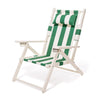 Swatch for The Tommy Chair - Acacia White - Crew Canyon Green Stripe