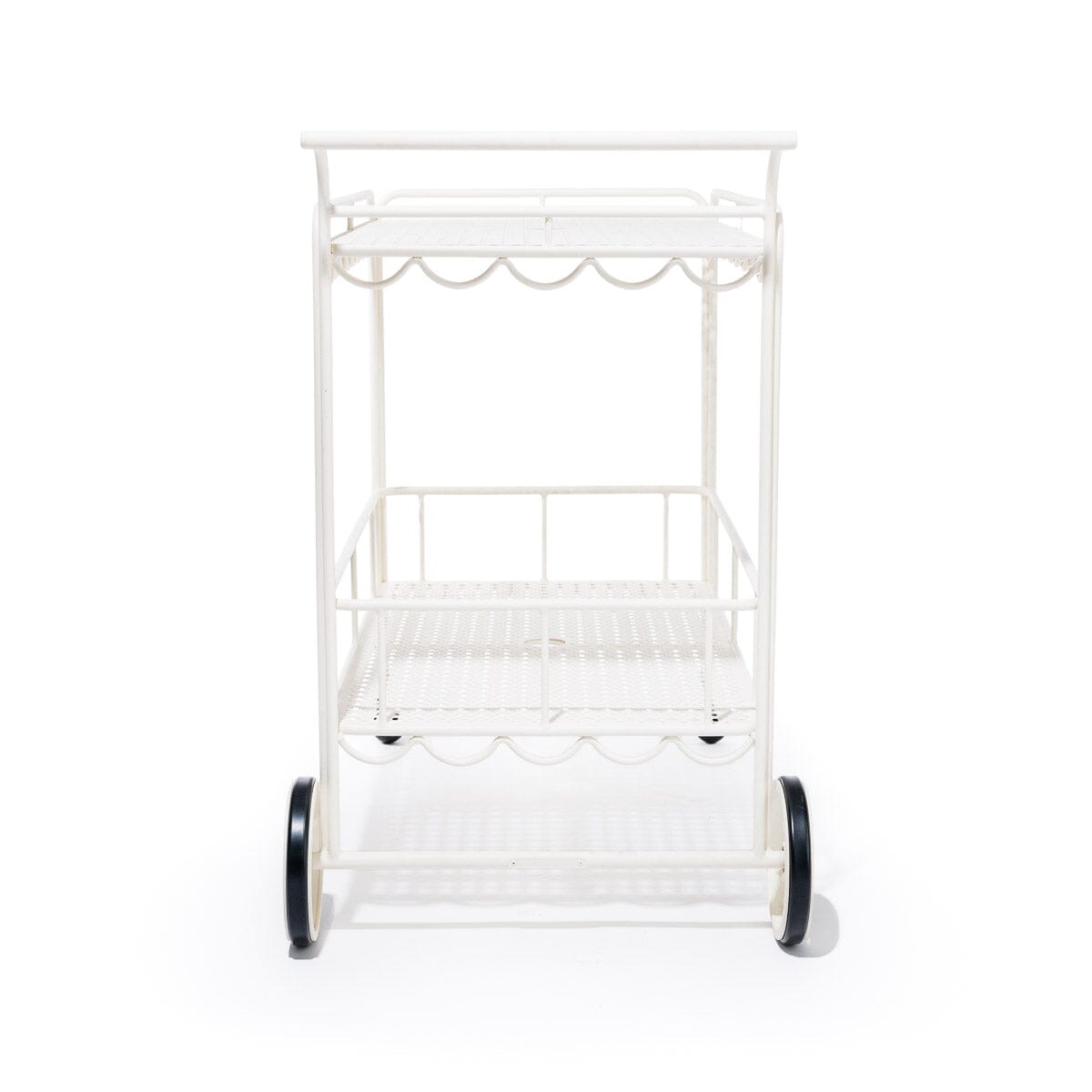 The Al Fresco Bar Cart - Antique White Al Fresco Bar Cart Business & Pleasure Co Aus 