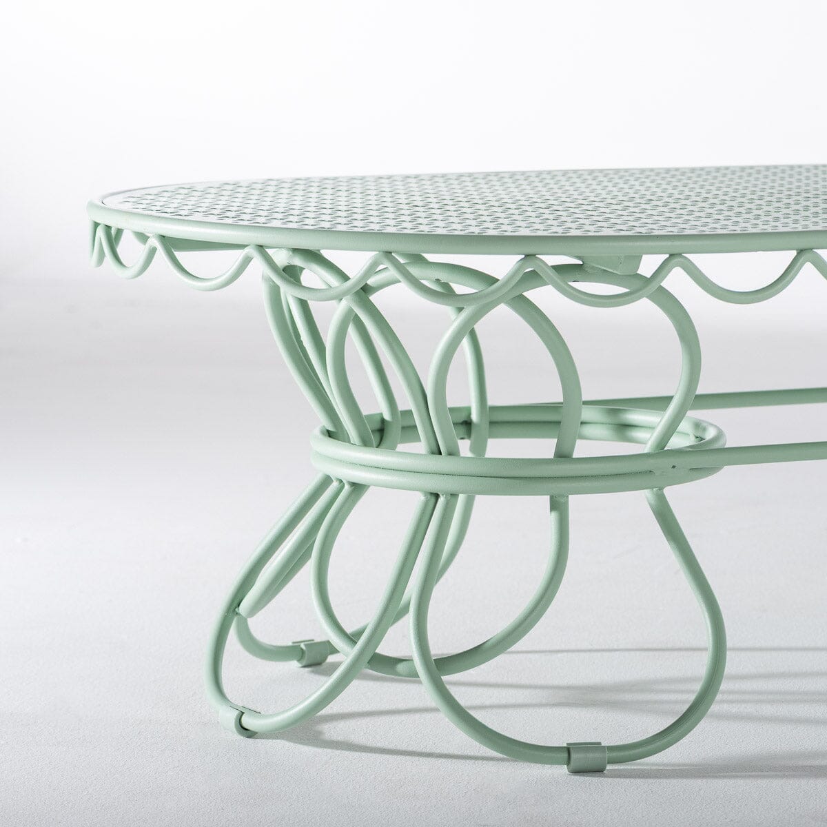 The Al Fresco Coffee Table in Sage Green Al Fresco Coffee Table Business & Pleasure Co Aus 