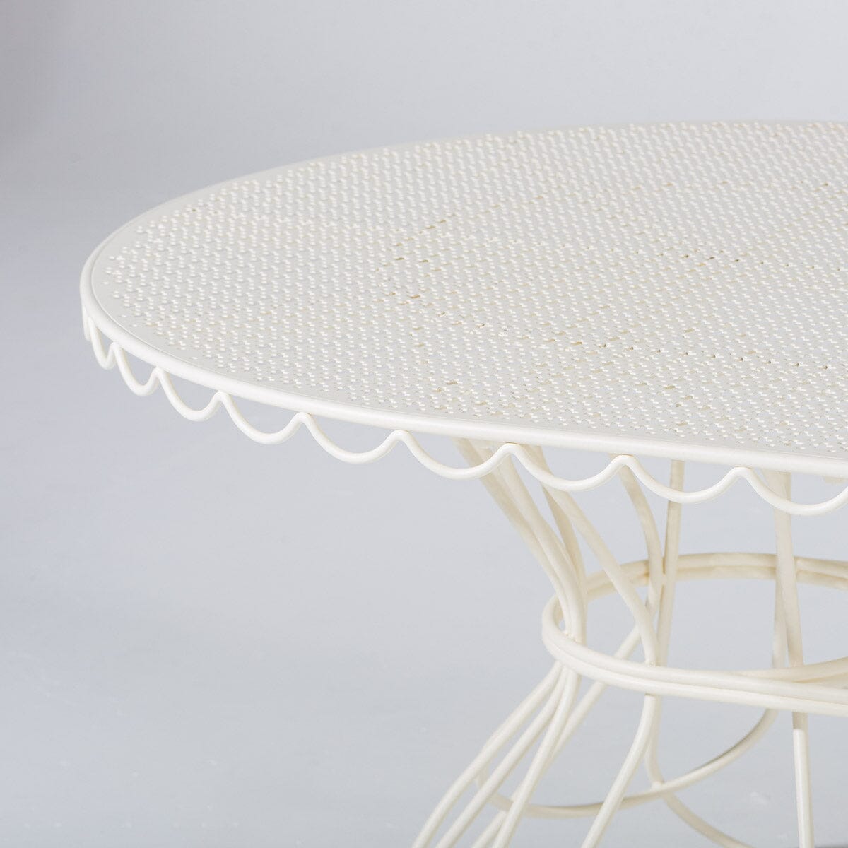 The Al Fresco Oval Dining Table - Antique White Al Fresco Dining Table Business & Pleasure Co Aus 
