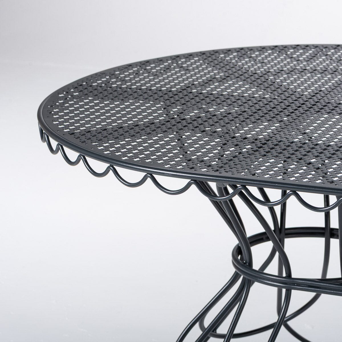 The Al Fresco Oval Dining Table - Vintage Black Al Fresco Dining Table Business & Pleasure Co Aus 