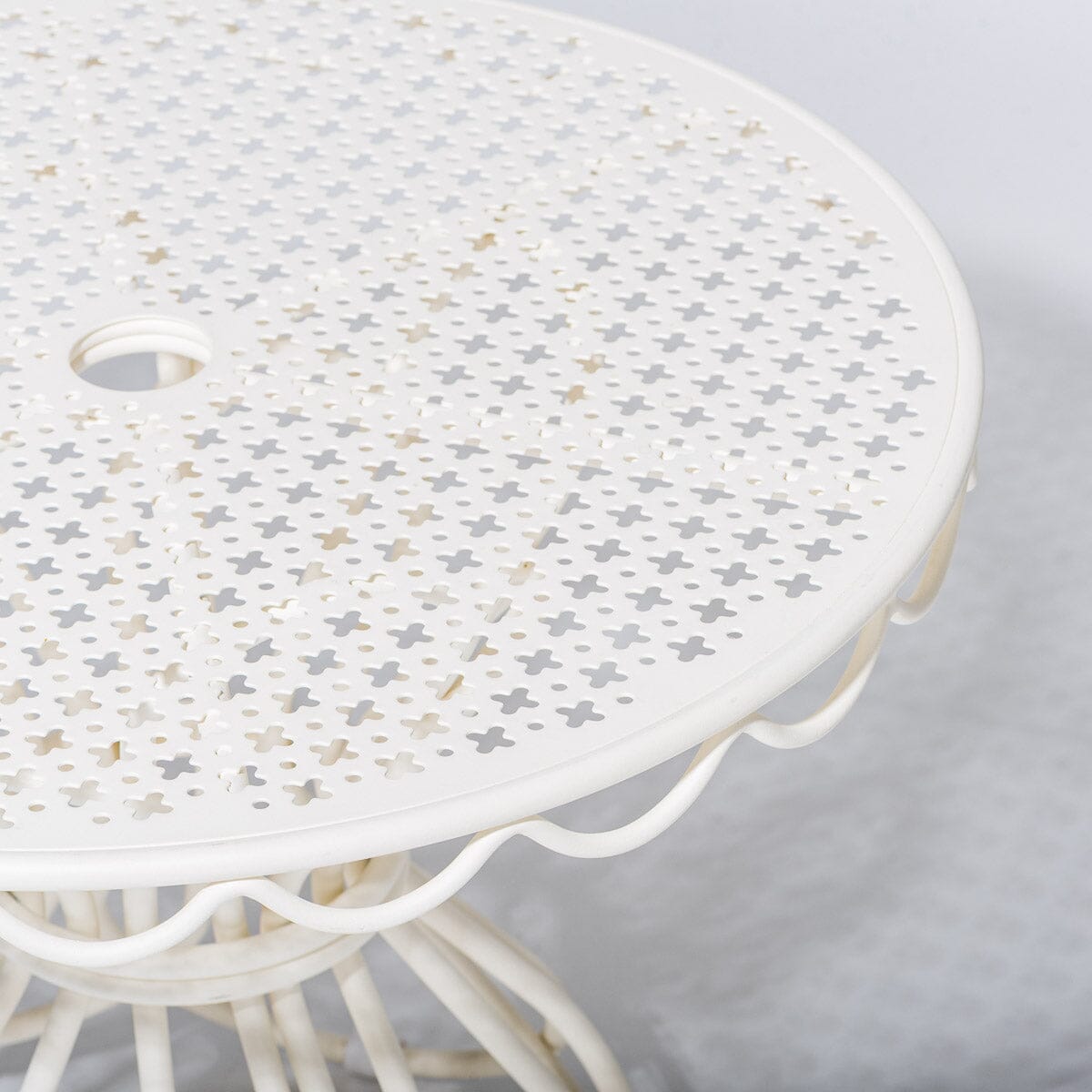 The Al Fresco Side Table - Antique White Al Fresco Side Table Business & Pleasure Co. 