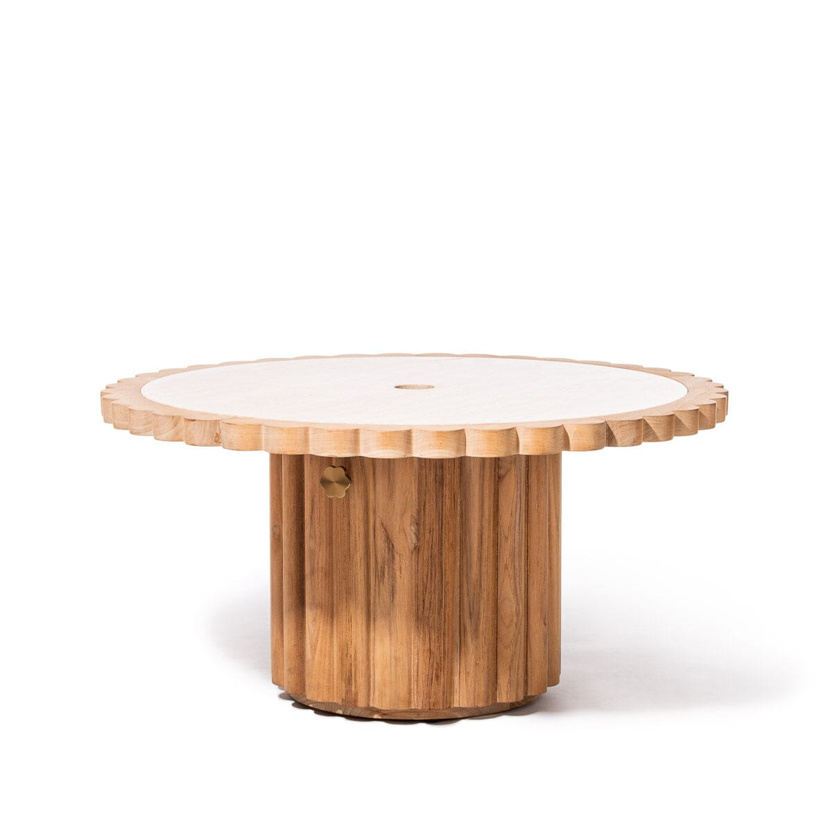 The Daisy Side Table - Teakwood Daisy Side Table Business & Pleasure Co Aus 