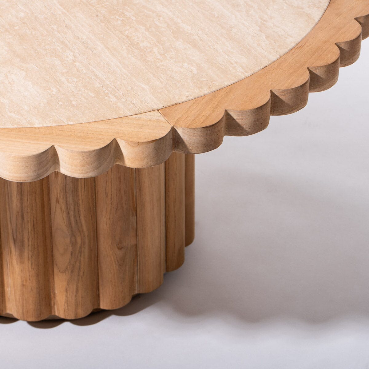 The Daisy Side Table - Teakwood Daisy Side Table Business & Pleasure Co Aus 