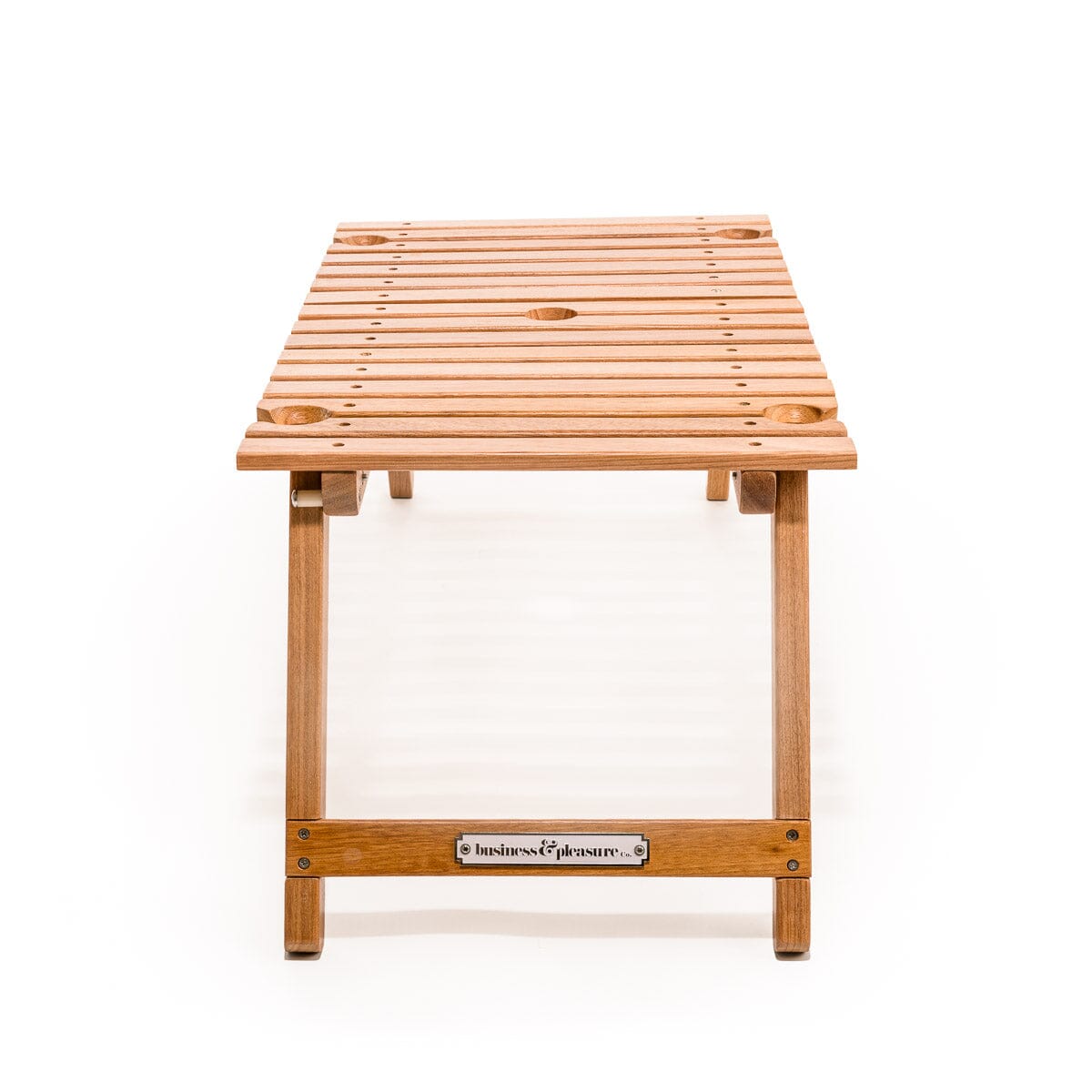 The Folding Picnic Table - Teakwood Folding Table Business & Pleasure Co Aus 