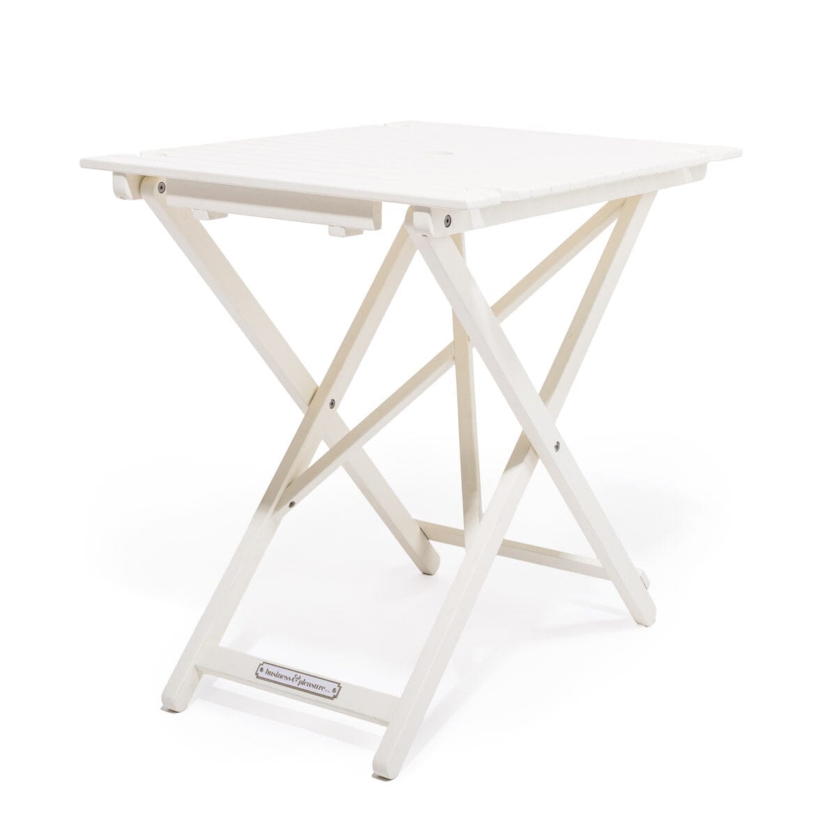 The Tall Folding Table - Antique White Tall Folding Table Business & Pleasure Co Aus 
