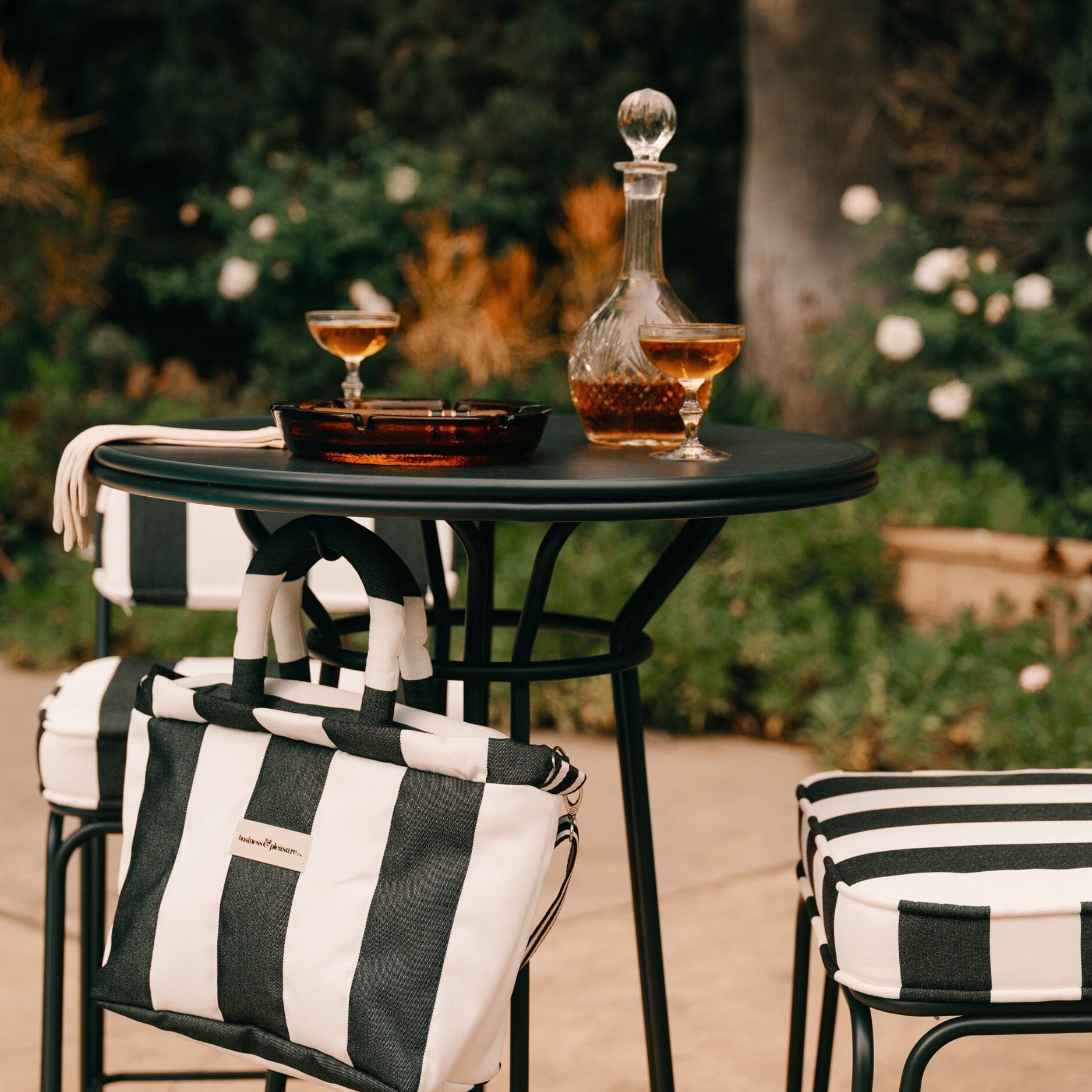 The Waterhouse Bistro Table - Vintage Black Waterhouse Bistro Table Business & Pleasure Co Aus 