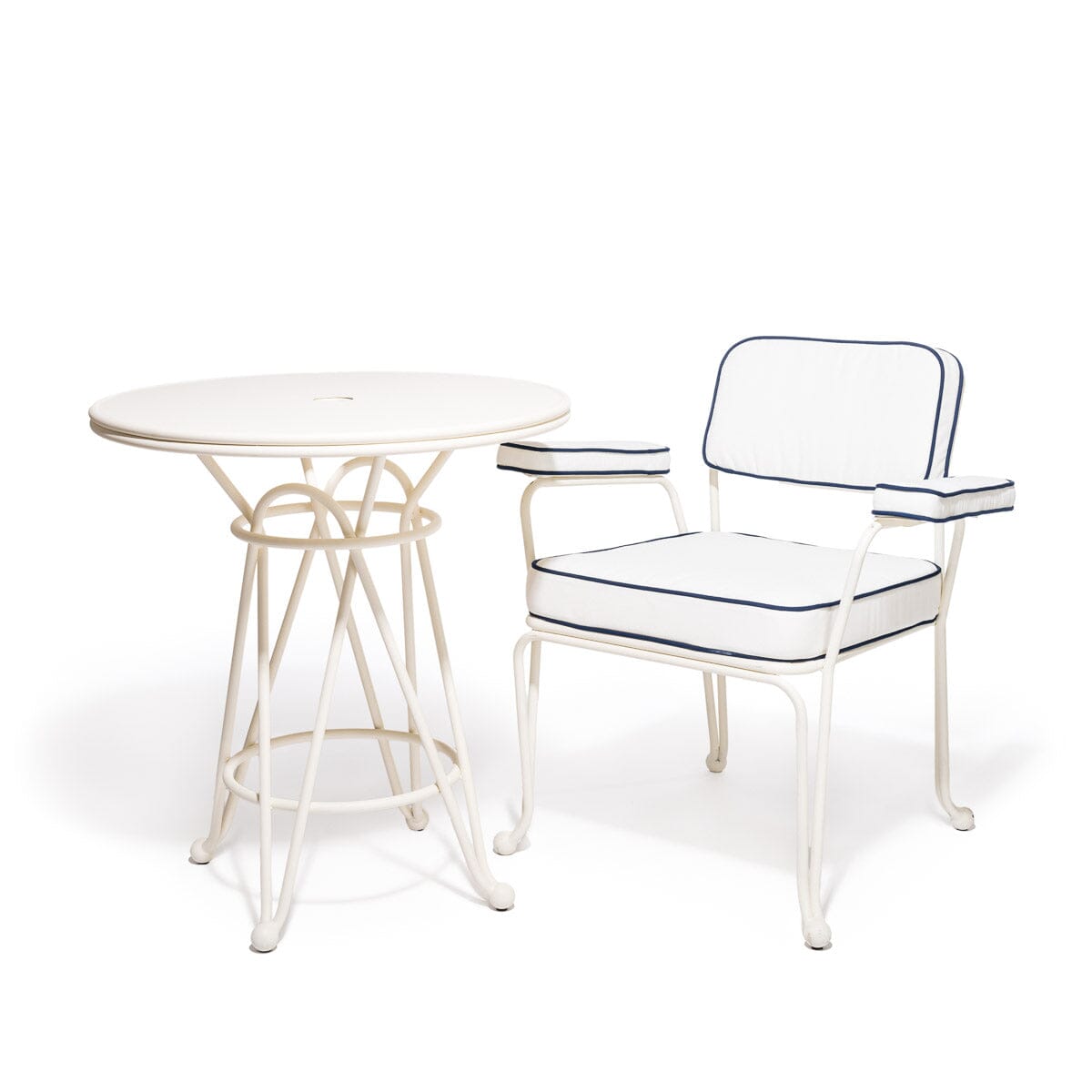 The Waterhouse Cafe Table - Antique White Waterhouse Cafe Table Business & Pleasure Co. 