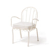 Swatch for The Al Fresco Dining Chair in Boucle Antique White | Antique White Frame